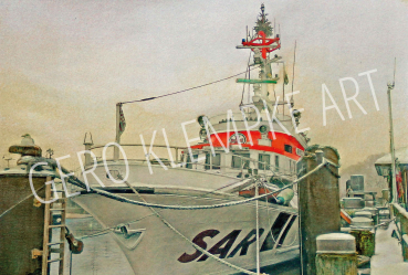 Kunstdruck Warnemünde Weihnachten SK Arkona II