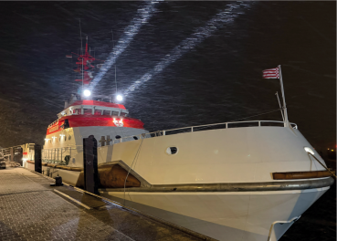 Klappkarte "Seenotrettungskreuzer Hermann Marwede" (385)