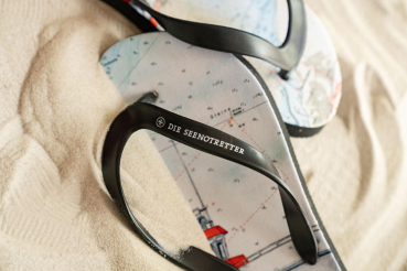 Flip Flops mit einem Gero-Klemke-Motiv