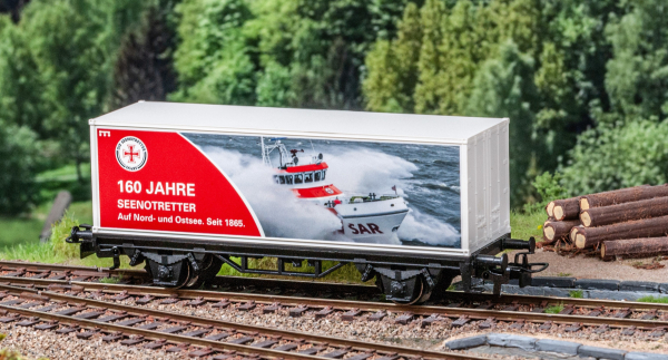 Märklin Containerwagen Spur Z 160 Jahre Seenotretter"