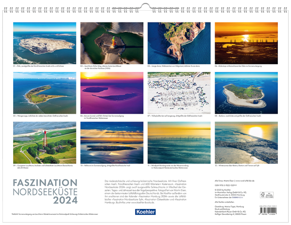 Kalender Faszination Nordseeküste 2024