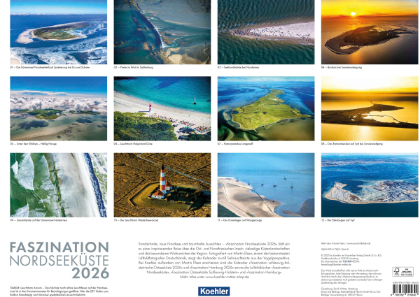 Kalender Faszination Nordseeküste 2026