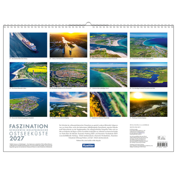 Kalender Faszination Ostseeküste 2027