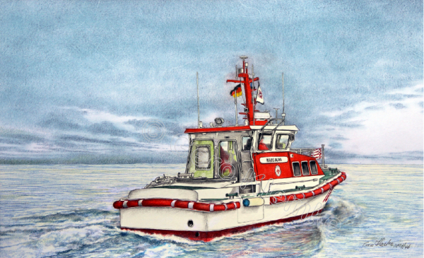 Kunstdruck SRB  Nausikaa Hiddensee (W)