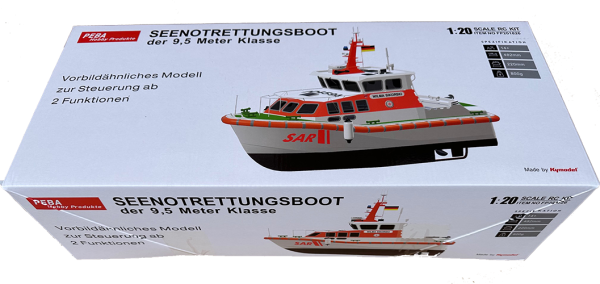 Seenotrettungsboot 9,5m,  Baukasten 1:20