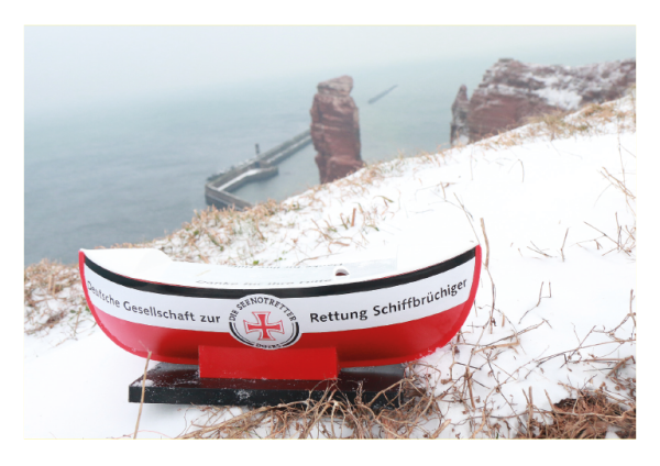 Klappkarte Sammelschiffchen auf Helgoland (378)