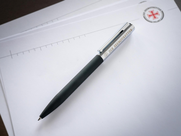 Kugelschreiber Schwarz -Silber