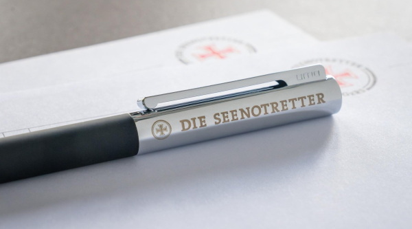 Kugelschreiber Schwarz -Silber