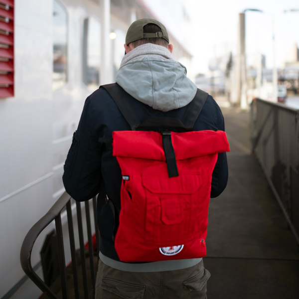 Rucksack Gerettet rot 2024